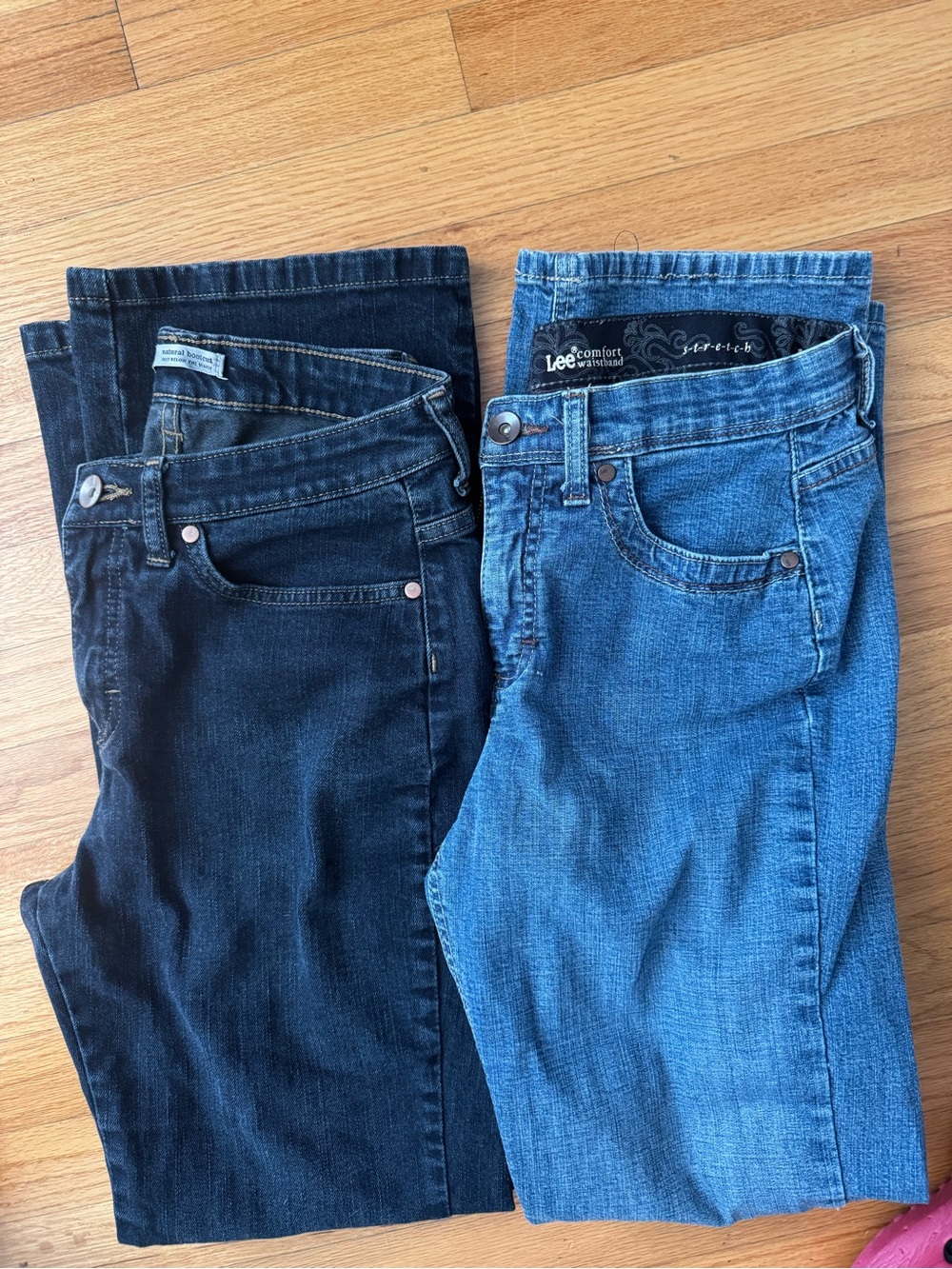 Lee Women’s Straight Leg Jeans - Dark Blue & Medium Blue